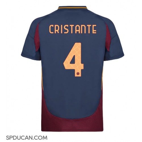 Muški Nogometni Dres AS Roma Bryan Cristante #4 Rezervni 2024-25 Kratak Rukav